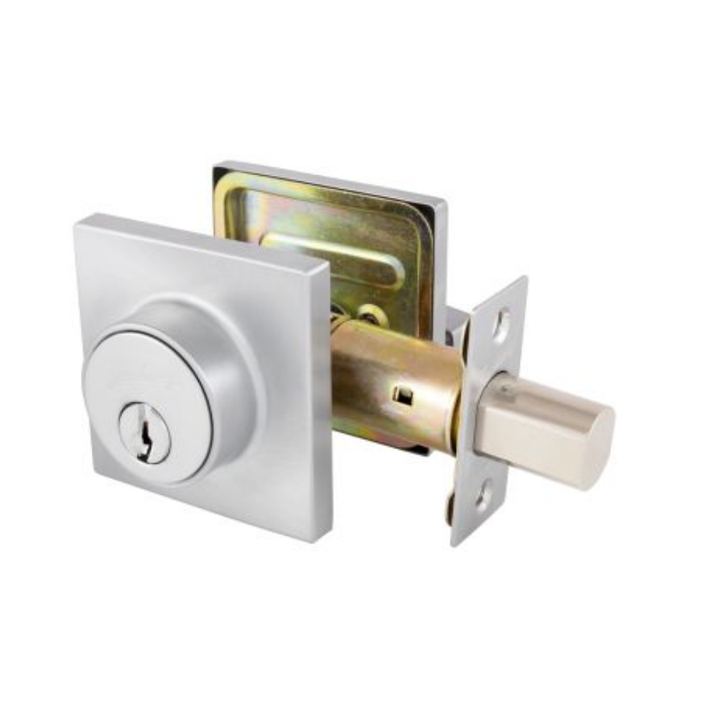 Gainsborough TradePro Dani Single Cylinder Deadbolt in Satin Chrome