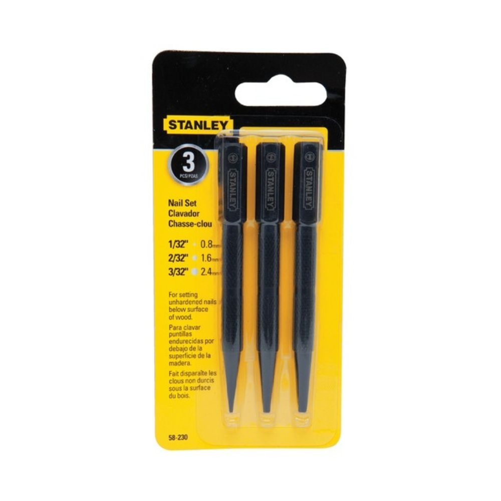 STANLEY® Nail Punch 3 Piece Set