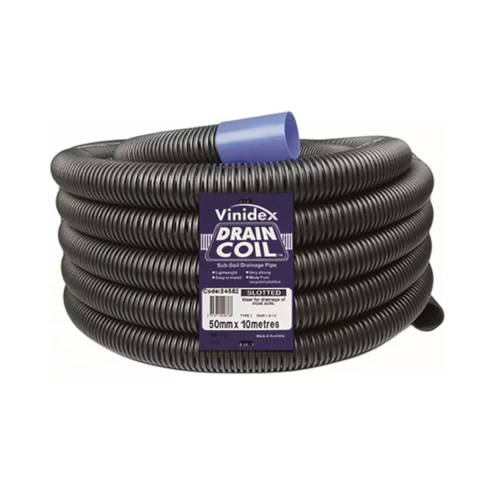 Draincoil Slotted Polydrain - 50mm x 20m