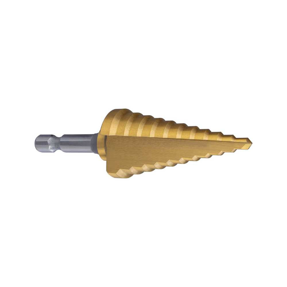 P&N Tools Quickbit Impact Drill HSS Multi-Step Titanium Coated Drill Bit Set