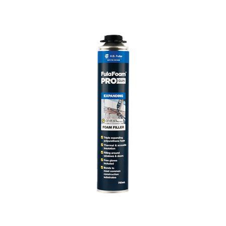 H.B. Fuller® FulaFoam Pro Gun Triple Expanding PU Foam Filler