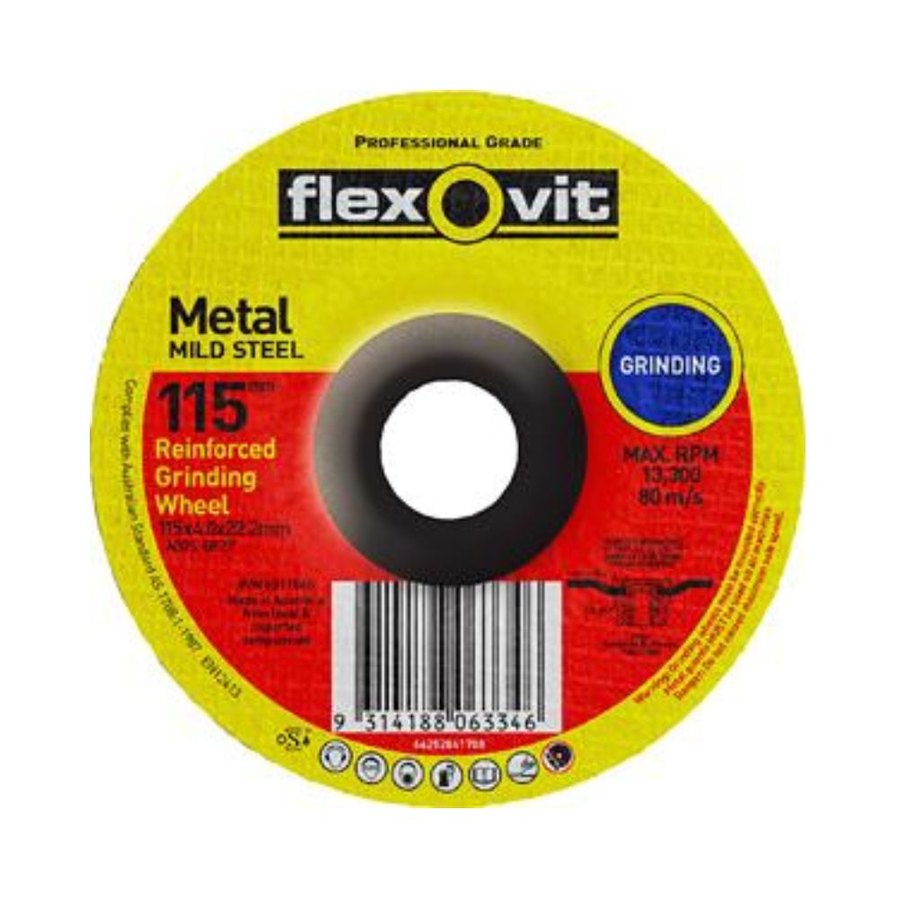 Flexovit Wheel Disc Cutting Metal 115mm x 4.0 x 22mm