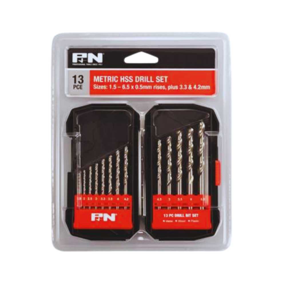 P&N Tools HSS Jobber Drill Set Metric Various Piece Options Available