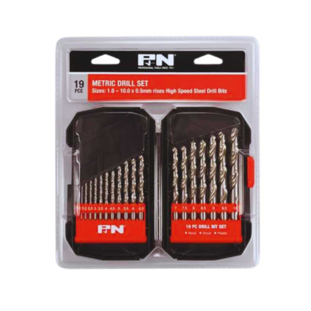 P&amp;N Tools HSS Jobber Drill Set Metric Various Piece Options Available