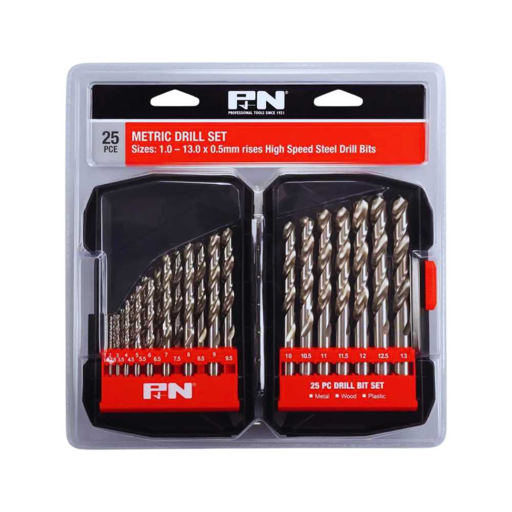 P&amp;N Tools HSS Jobber Drill Set Metric Various Piece Options Available