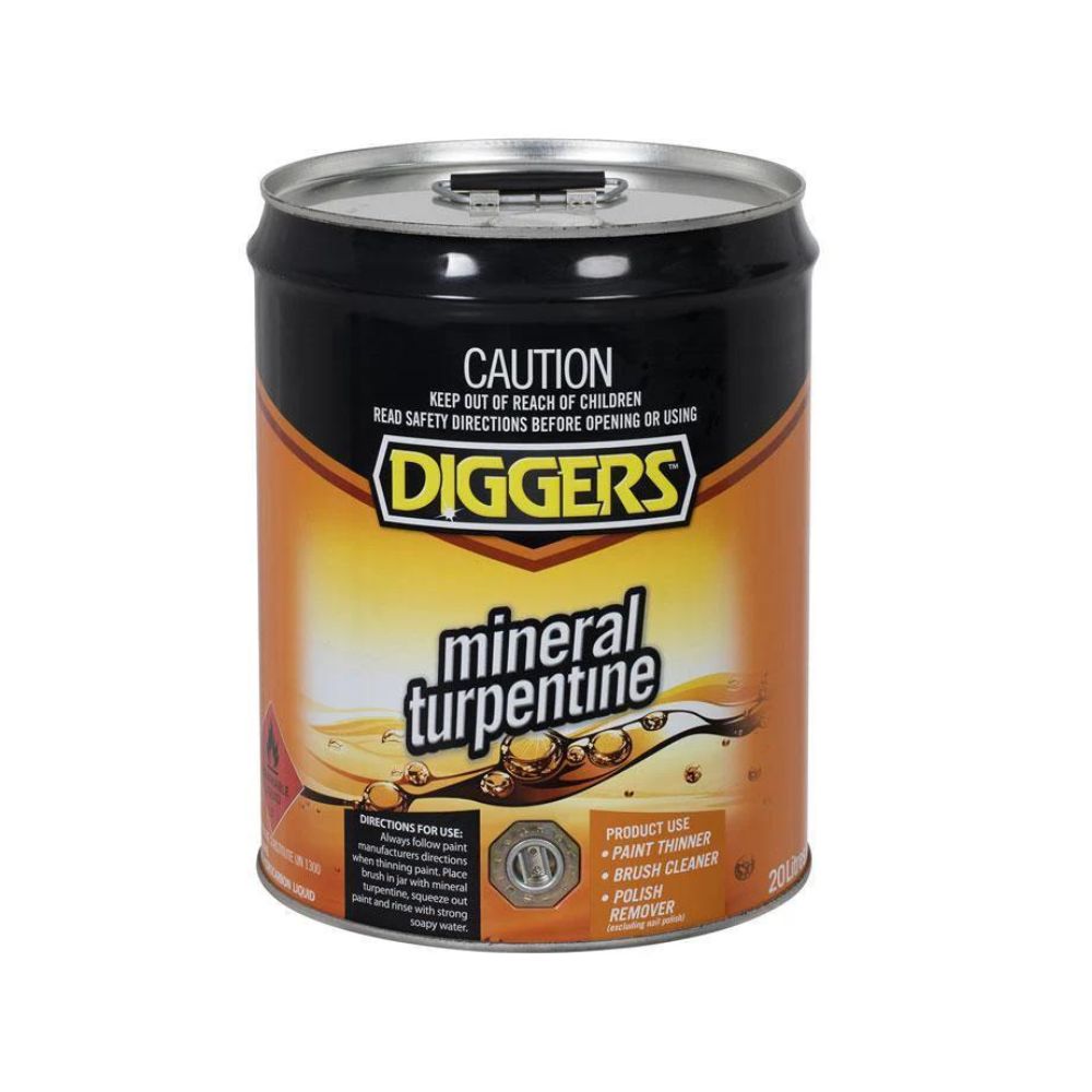Diggers Turpentine Mineral 20Lt 16010-20DIG