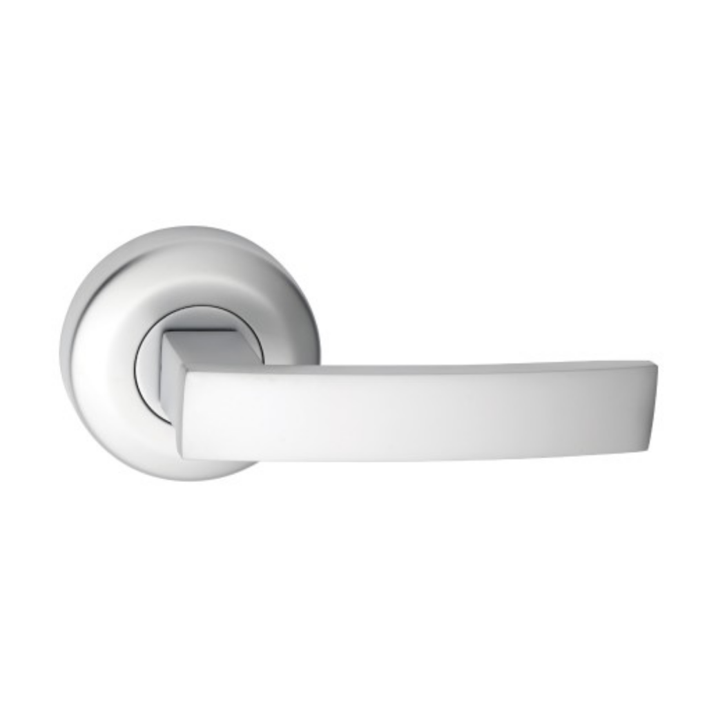 Gainsborough Neue Angular Round Rose Passage Lever Set
