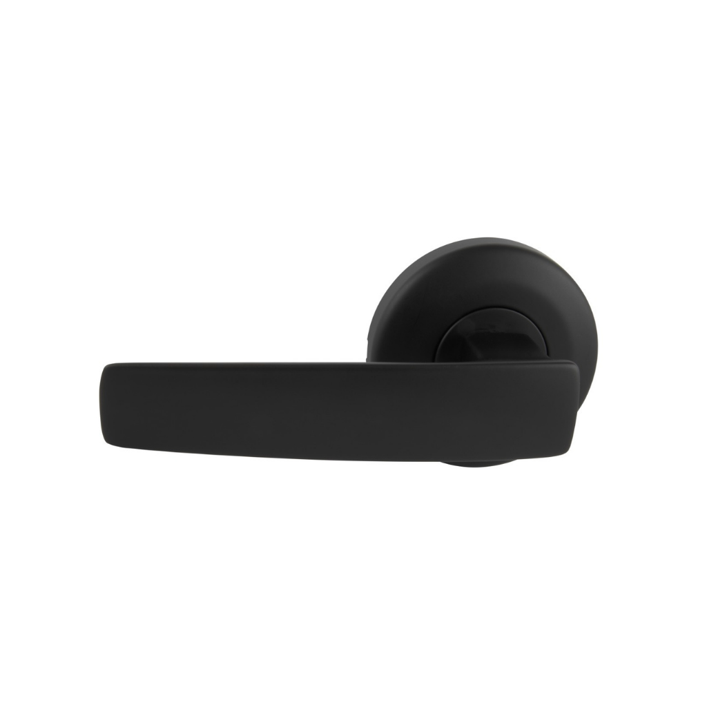 Gainsborough Neue Aurora Passage Lever Set in Matte Black