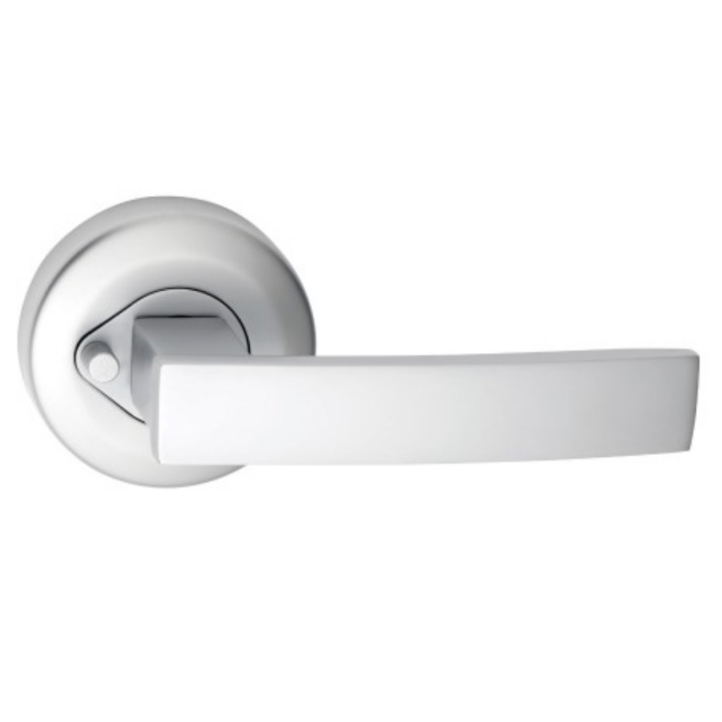 Gainsborough Neue Angular Round Rose Privacy Lever Set