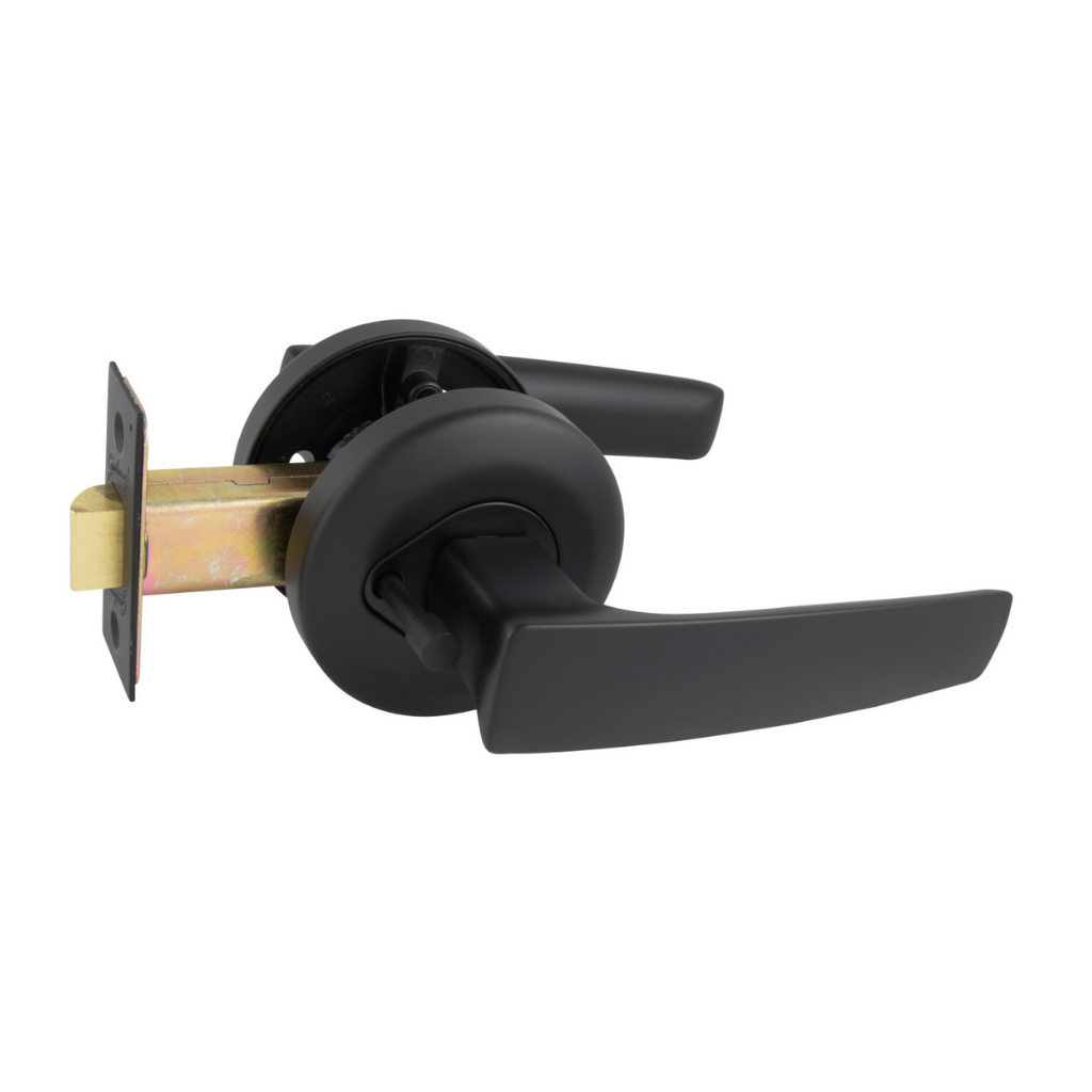 Gainsborough Neue Aurora Privacy Lever Set in  Matte Black