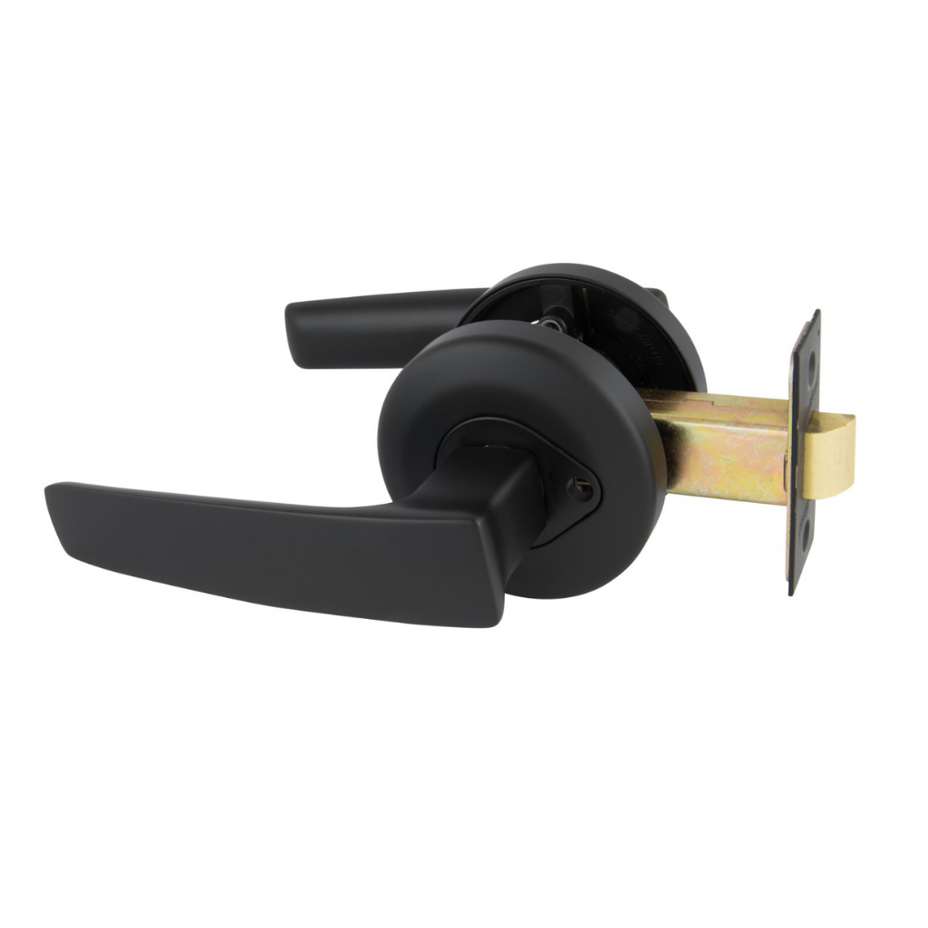 Gainsborough Neue Aurora Privacy Lever Set in  Matte Black