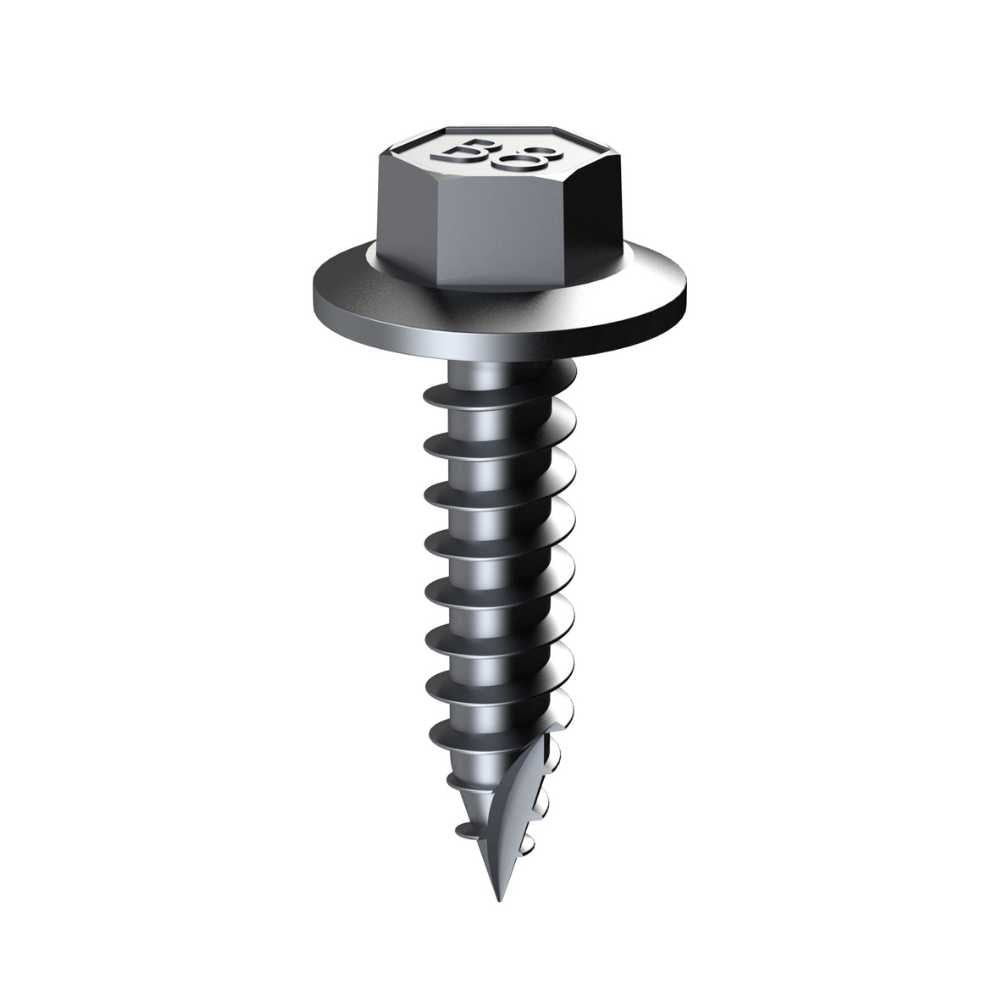 Bremick Screw Hex Head Type 17 B8 12g x 35mm - 500 Pack