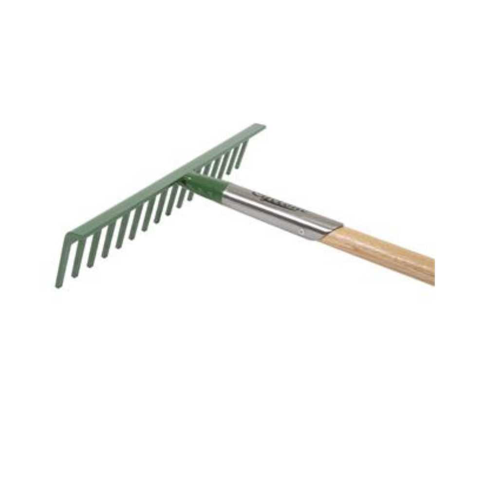 Cyclone Landscapers Rake 16T Timber Handle