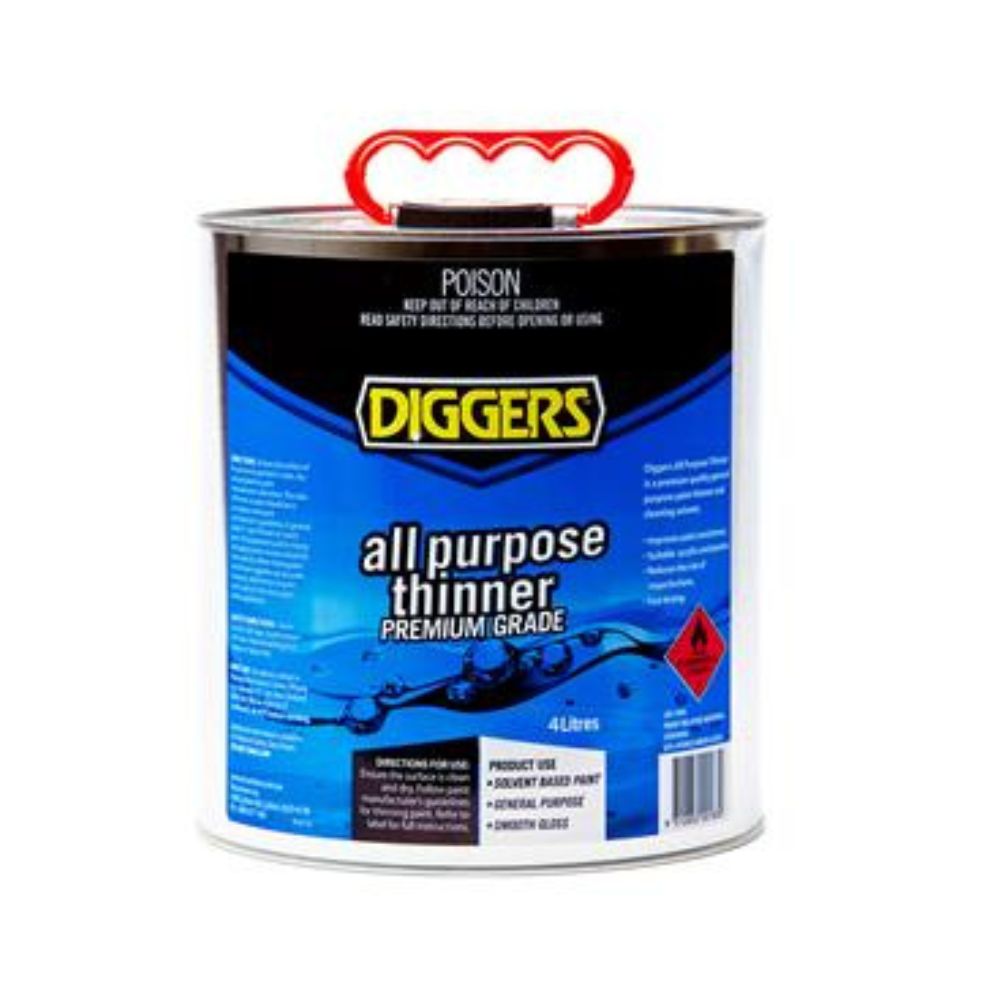 Diggers Thinners All Purpose 4L Diggers