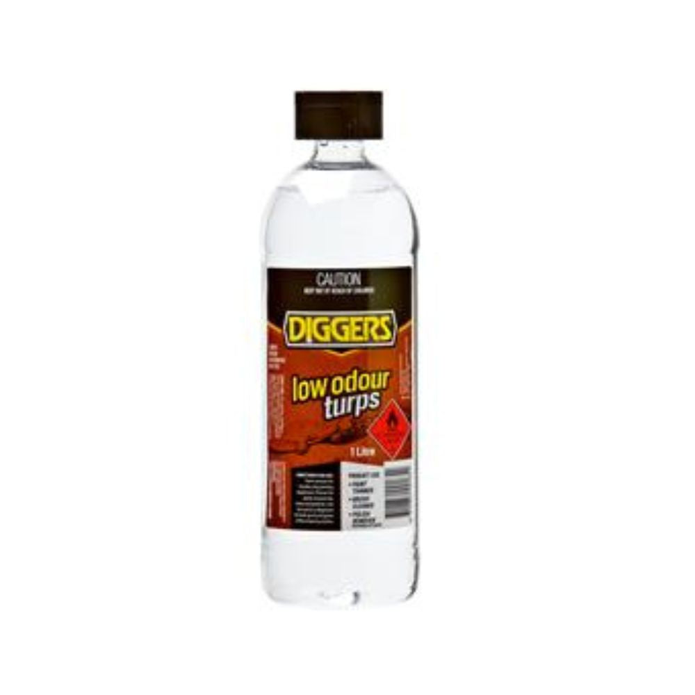 Diggers Turpentine Low Odour 1L