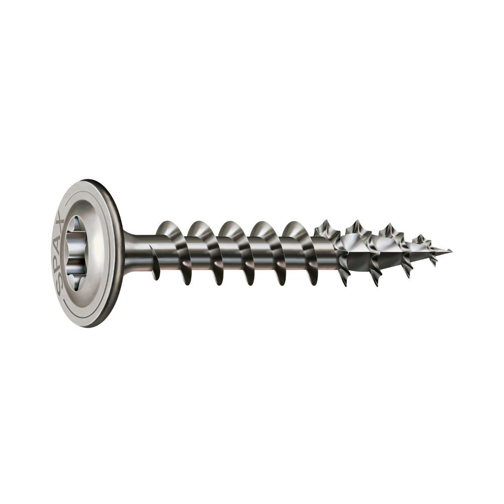 SPAX Wood Screws 6 x 60 A2 Washer Head