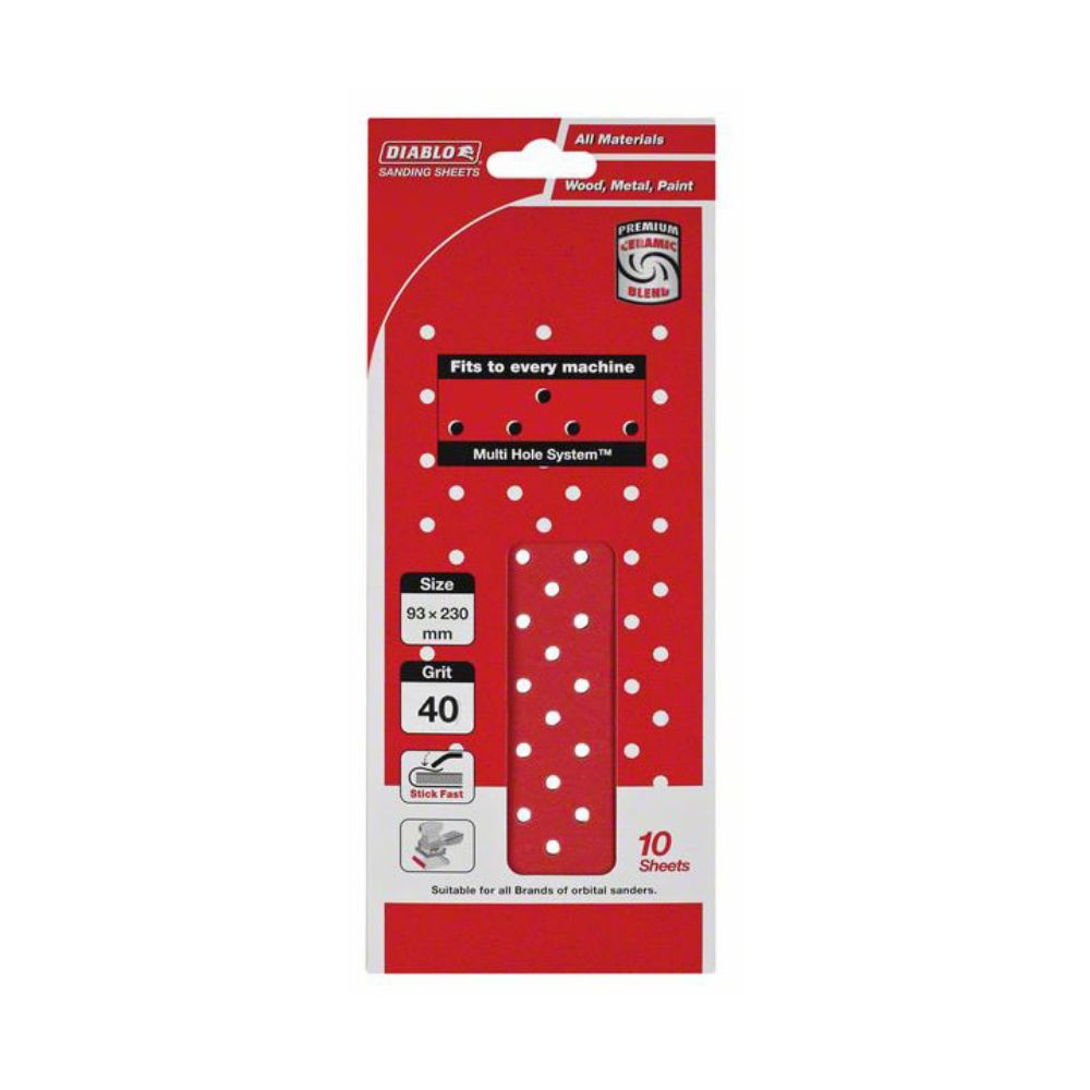 Diablo Orb Multihole Sanding Sheets Various Sizes and Grits 10pc and Multimaterial Drill Bit