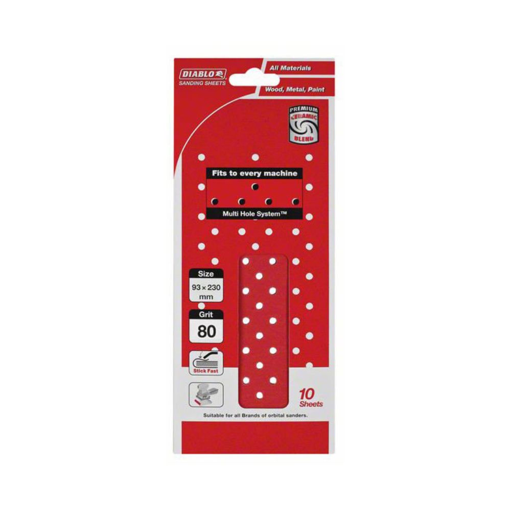 Diablo Orb Multihole Sanding Sheets Various Sizes and Grits 10pc and Multimaterial Drill Bit