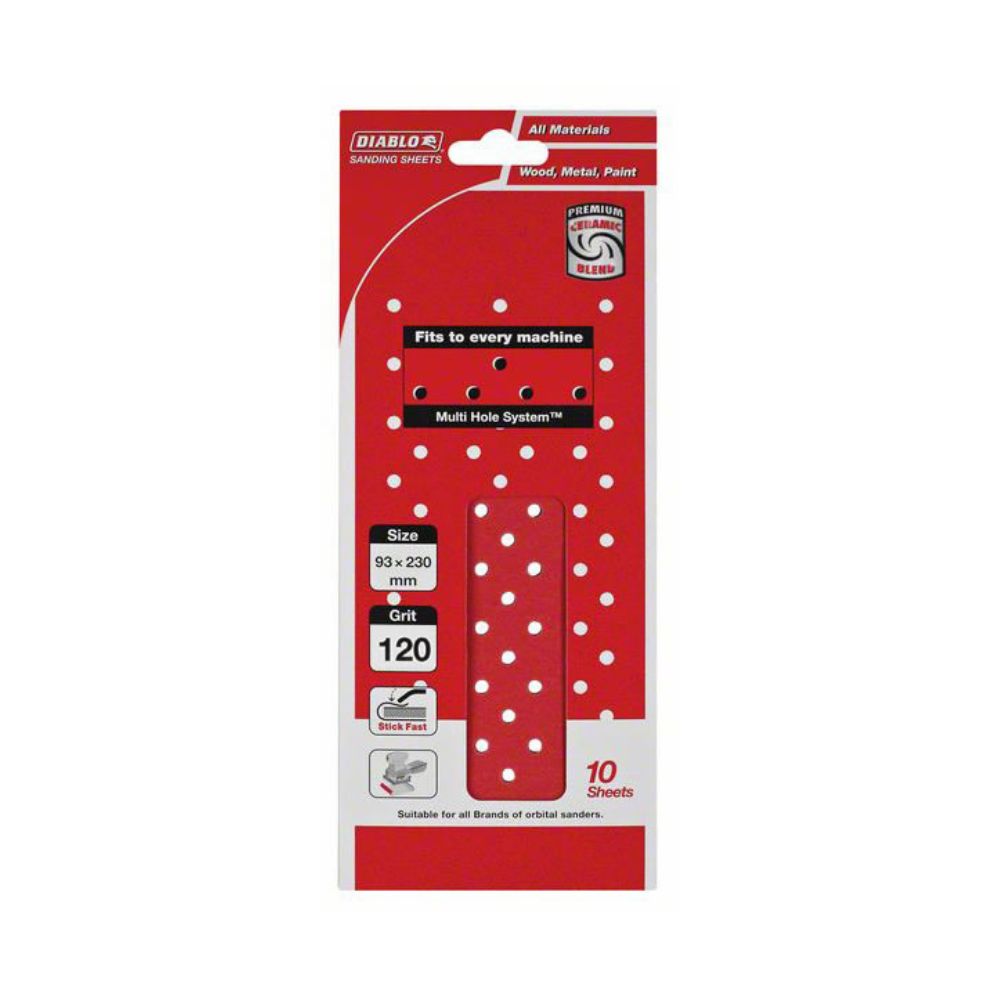 Diablo Orb Multihole Sanding Sheets Various Sizes and Grits 10pc and Multimaterial Drill Bit