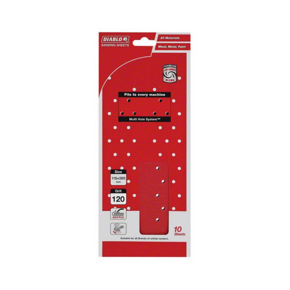 Diablo Orb Multihole Sanding Sheets Various Sizes and Grits 10pc and Multimaterial Drill Bit