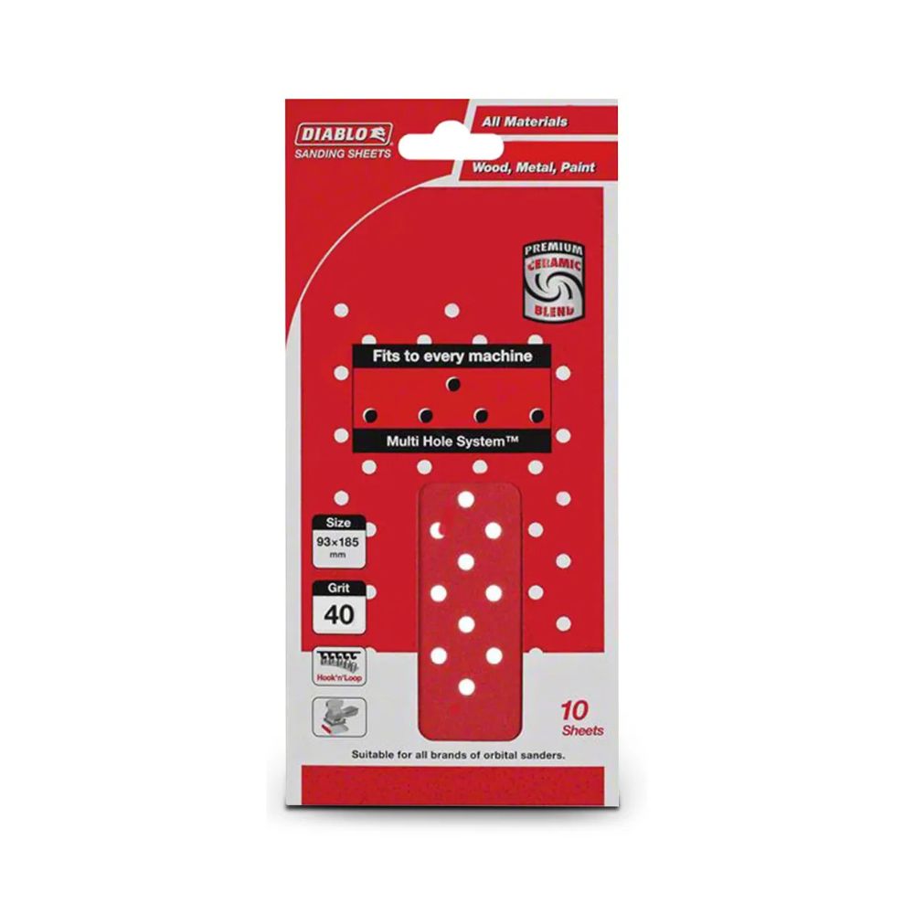 Diablo Orb Multihole Sanding Sheets Various Sizes and Grits 10pc and Multimaterial Drill Bit