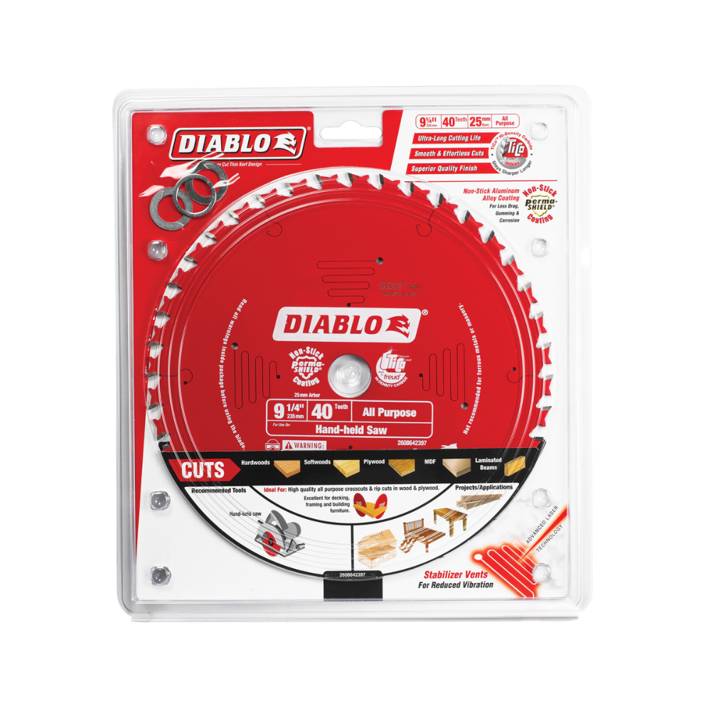 Diablo 209mm 40T &amp; 44T Wood Circular Saw Blade