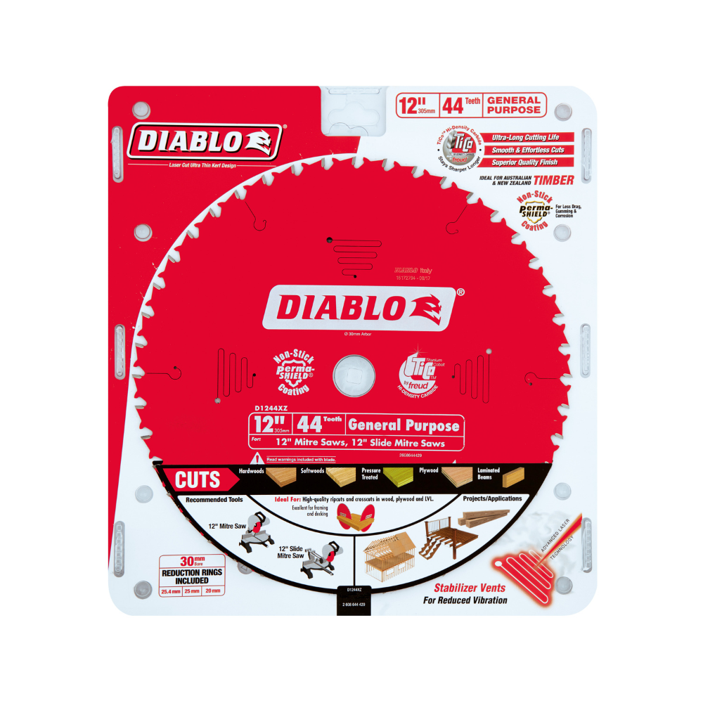Diablo 209mm 40T &amp; 44T Wood Circular Saw Blade