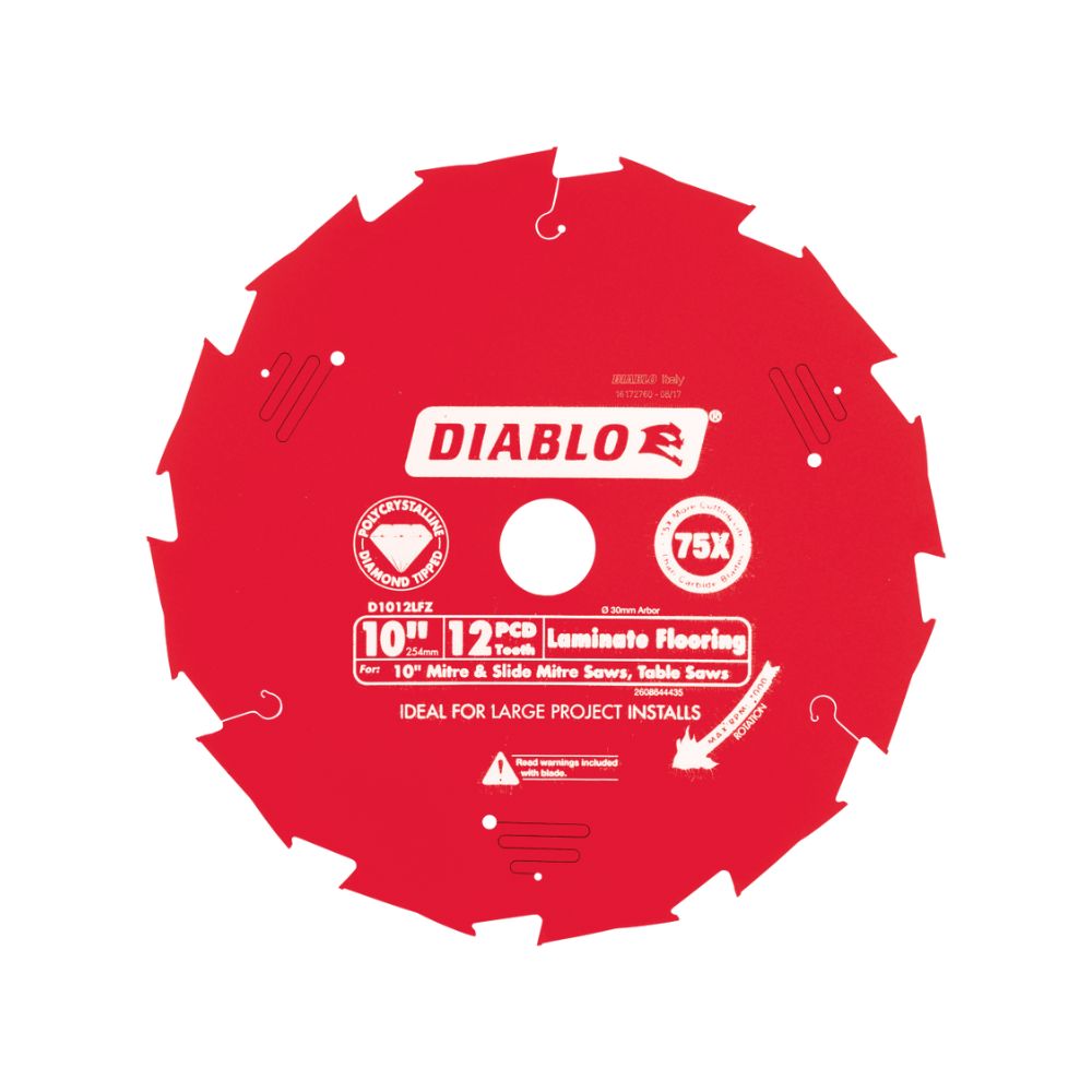 Diablo Circular Saw Blade Laminate Flooring Saw Blade with Multiple Tooth Options