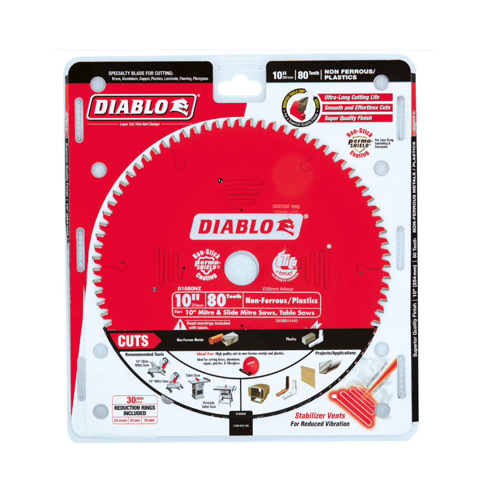 Diablo Aluminium Circular Saw Blade with High Tooth Count for Precision Cutting
