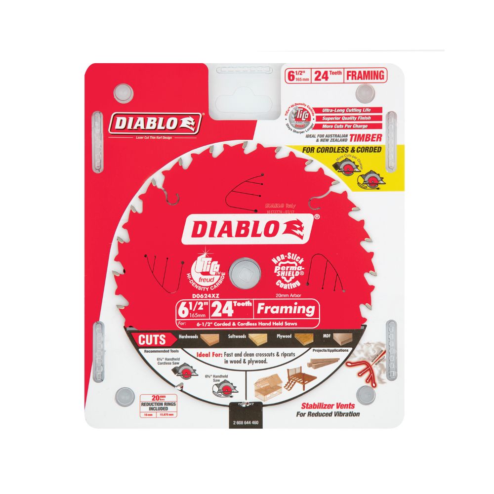 Diablo Circular Saw Blade 24T Framing Saw Blade