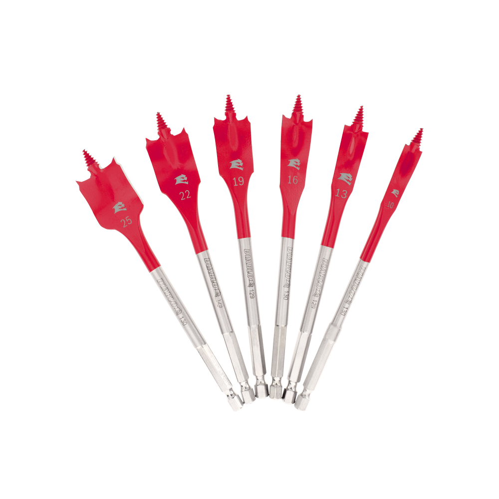 SPEEDemon™ Spade Bit Set (6-Piece)