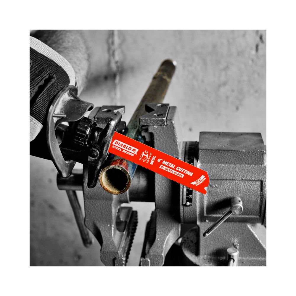 Diablo Bi-Metal Reciprocating Saw Blades for Medium Metal Cutting - Multi-Pack Options