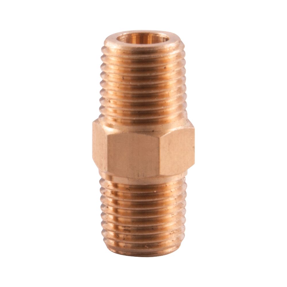 Sonsbeek Hex Nipple - 1/4&quot; x 1/4&quot; BSP