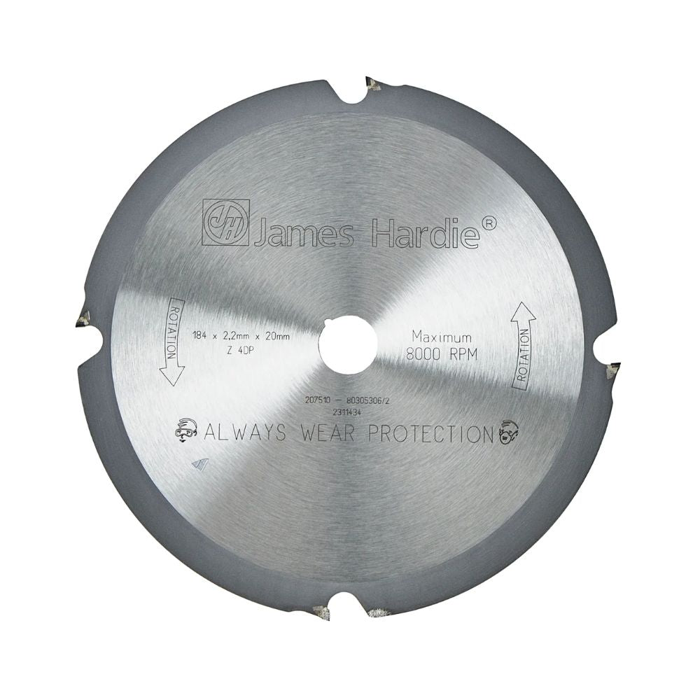 James Hardie™ Blade Saw Blade 185mm diametre