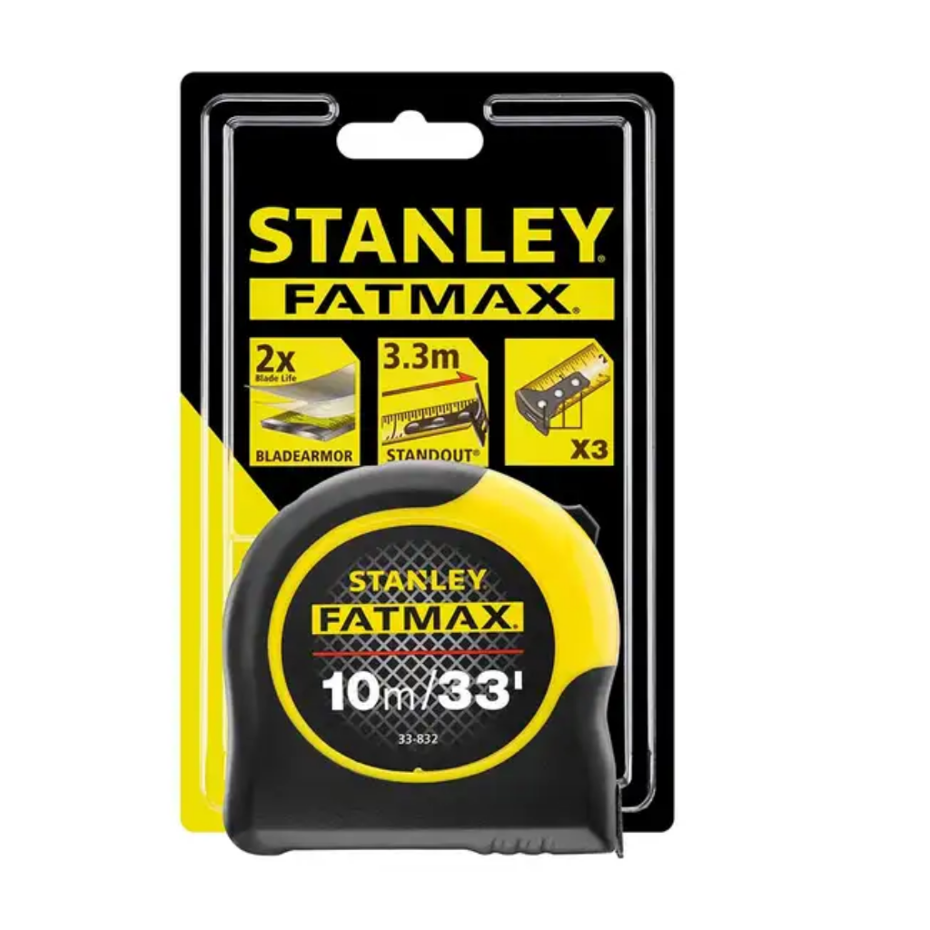 STANLEY 10 Meters / 33 Feet FatMax Tape 33-832