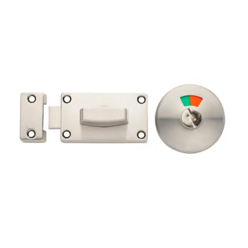 Mitre 10  Zenith Indicator Bolt Satin Chrome
