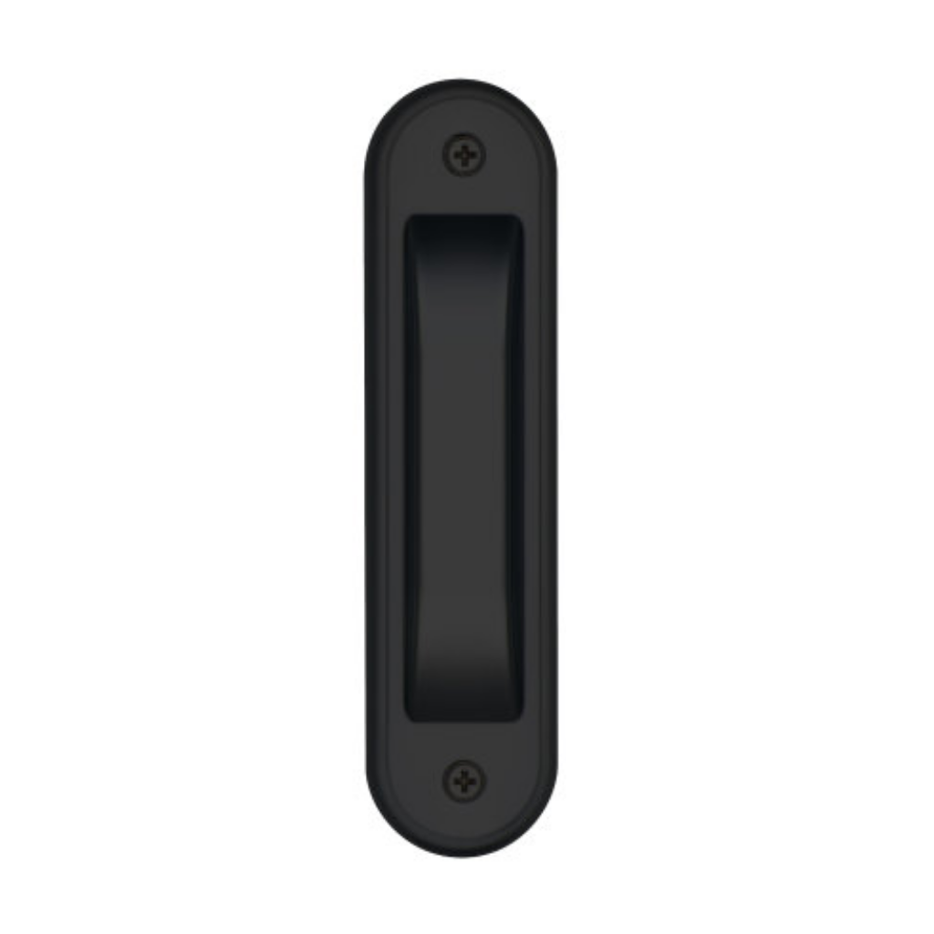 Gainsborough Radius Corner Flush Pull in Matte Black