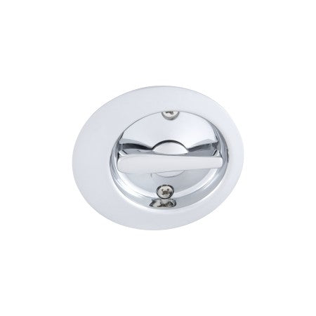 Gainsborough Circular Sliding Cavity Door Lock Connecting Set Trade Pack - Bright Chrome