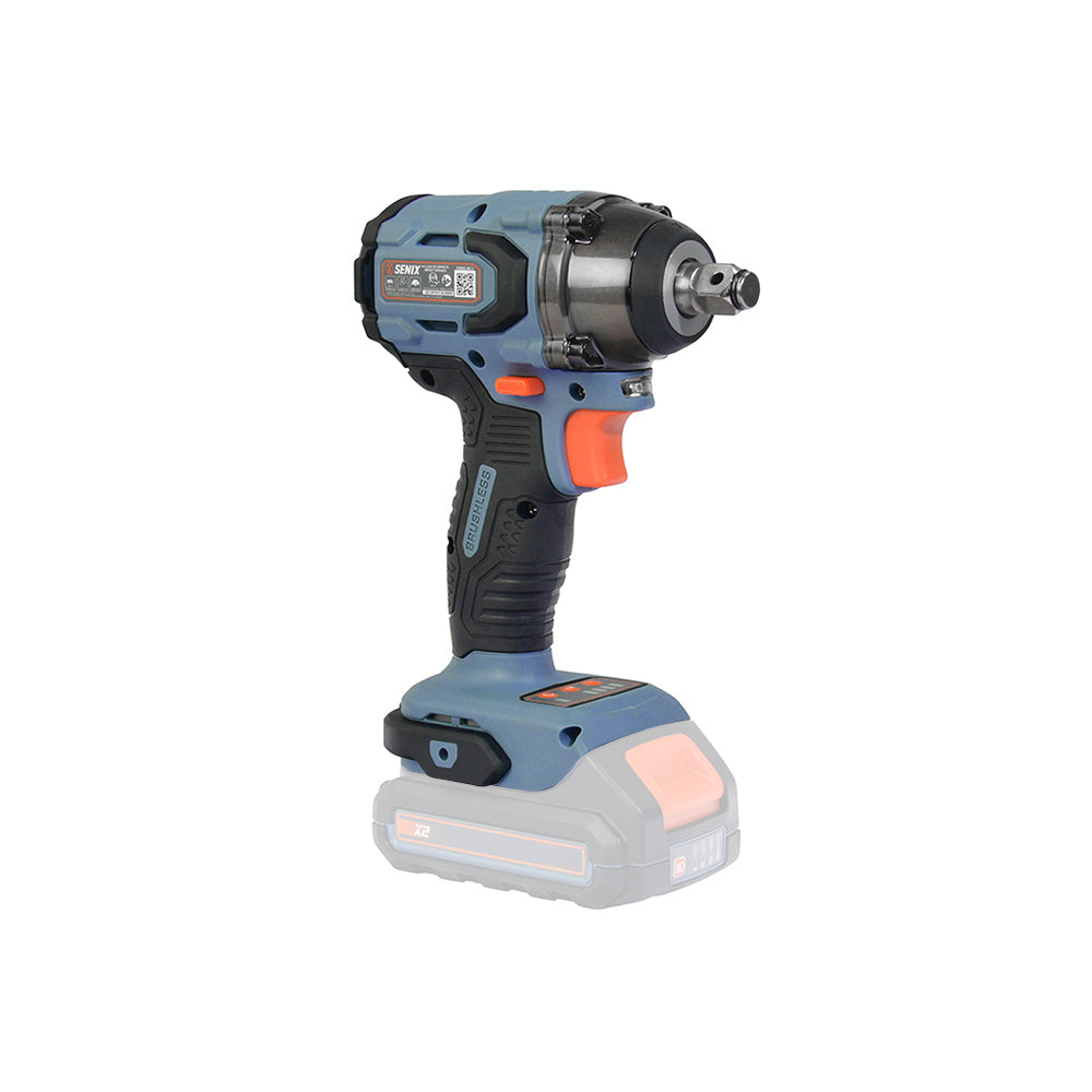 SENIX X2 18V 1/2" Brushless Mid-Torque Impact Wrench Skin