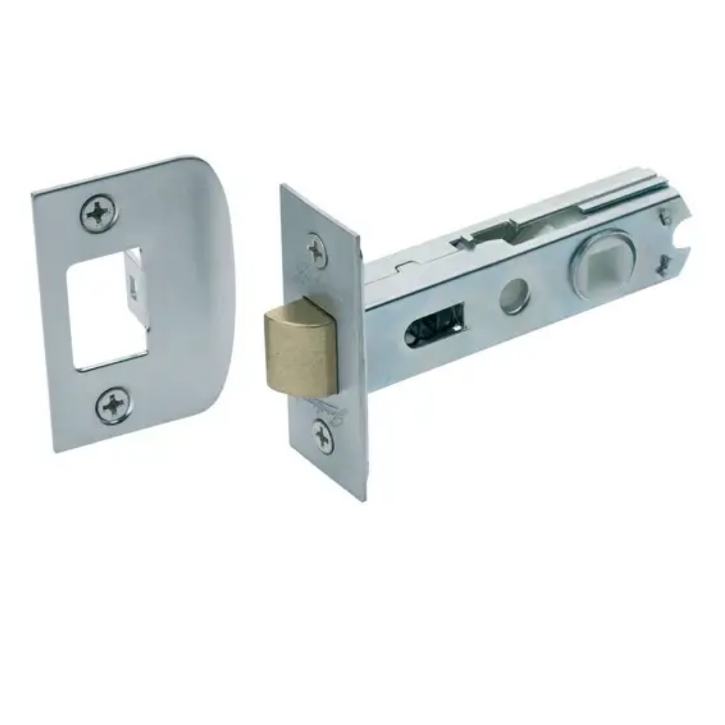Gainsborough Rectangular Face D Strike Tubular Latch with 60mm Backset