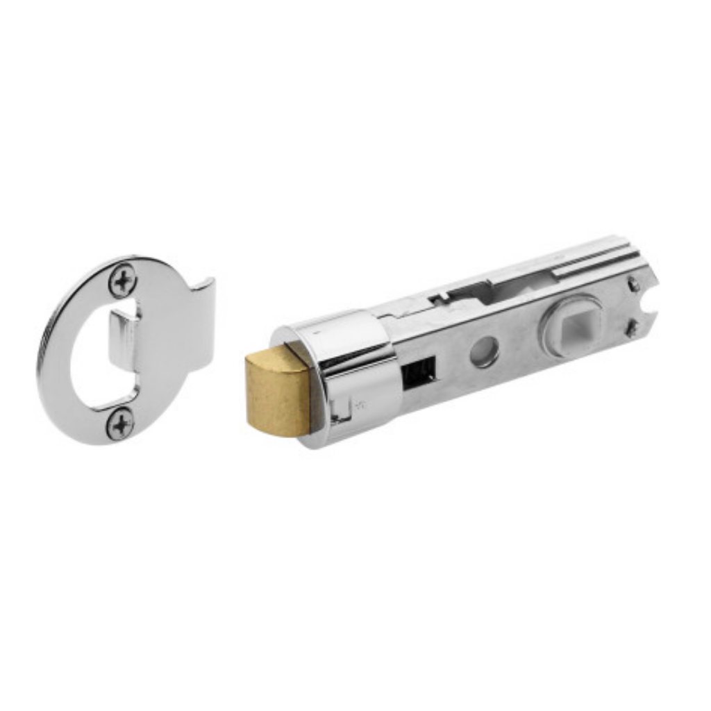 Gainsborough Drive-in Collar Face Tubular Latch with 60mm Backset and Round Strike