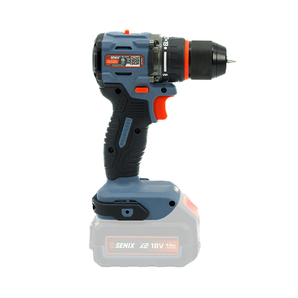SENIX X2 18V Brushless 60Nm Compact Drill/Driver Skin