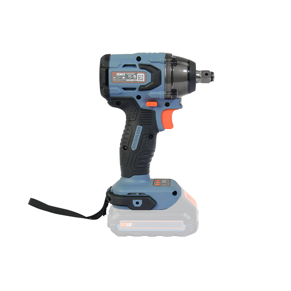 SENIX X2 18V 1/2" Brushless Compact Impact Wrench Skin