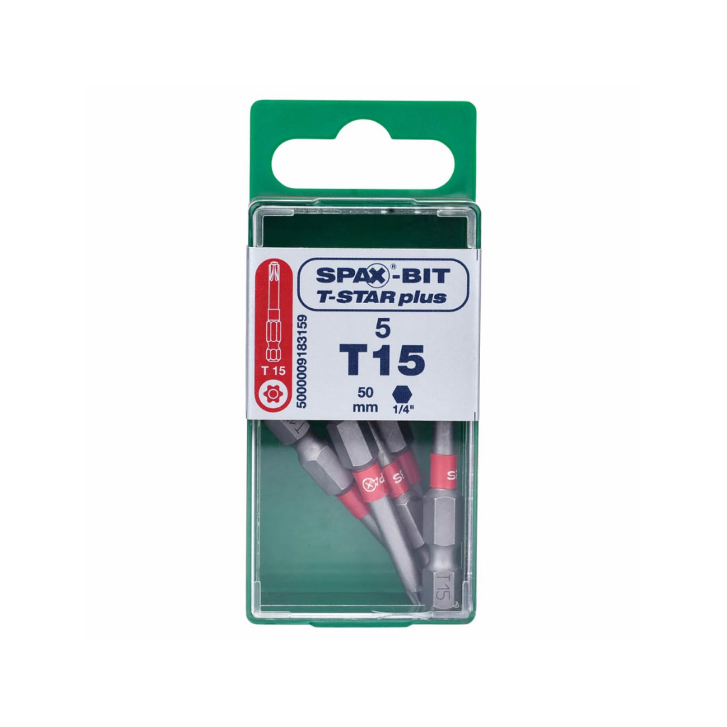 SPAX T-STAR Plus T15 50mm [Pack of 5]