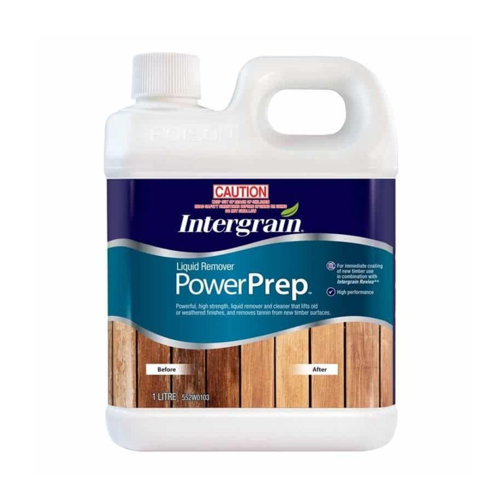 Intergrain PowerPrep Tannin &amp; Oil Remover 1 Litre