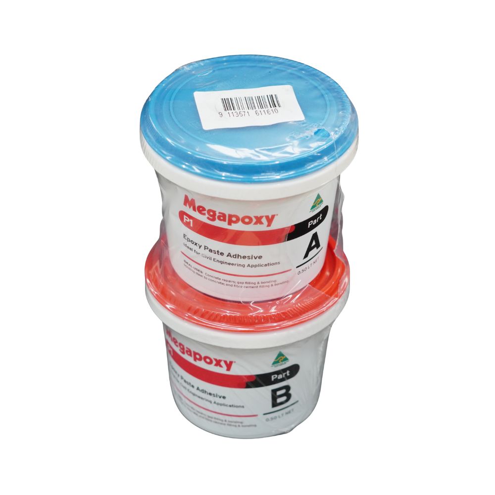Megapoxy Epoxy Paste Adhesive Part A &amp; B 1 Ltr Mix