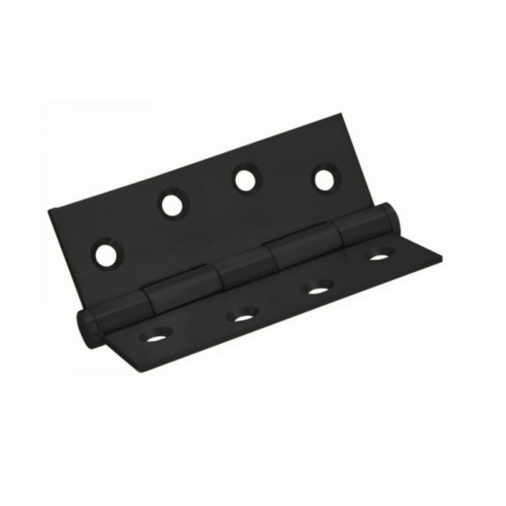 Zanda Matt Black Hinges 100 X 75MM