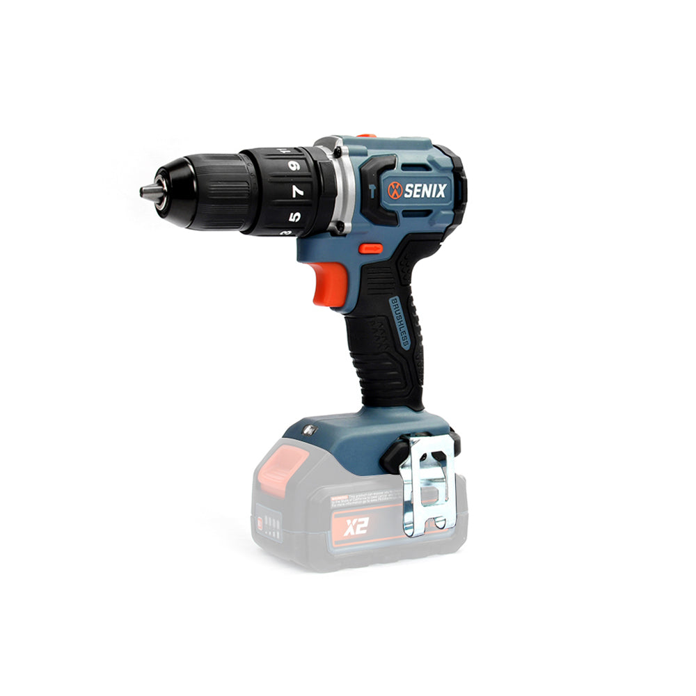 SENIX X2 18V Brushless 60Nm Hammer Drill Kit
