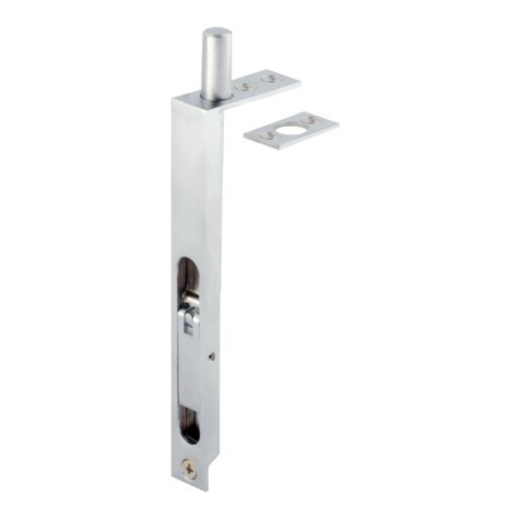 Gainsborough 150mm Flush Bolt in Satin Chrome