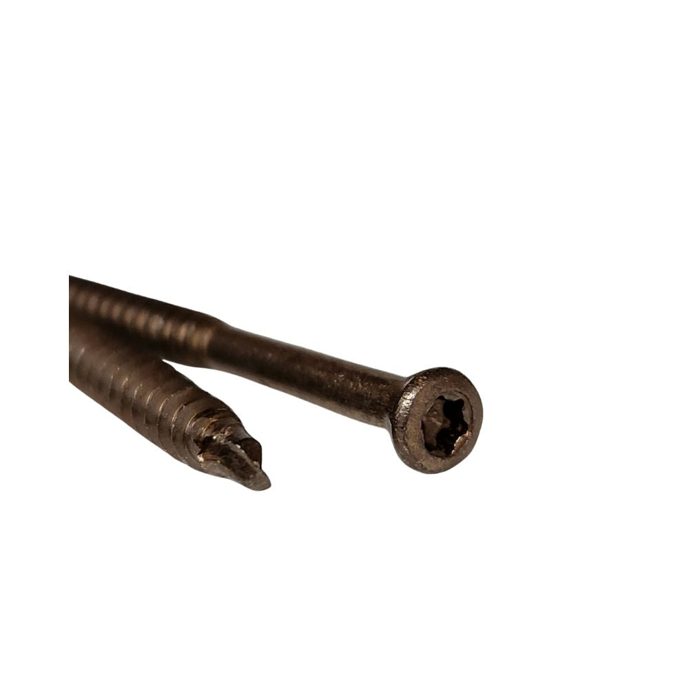 AnchorMark TPC Cladding Screws Silicone Bronze Vintage 3.5 x 50mm - Box 100